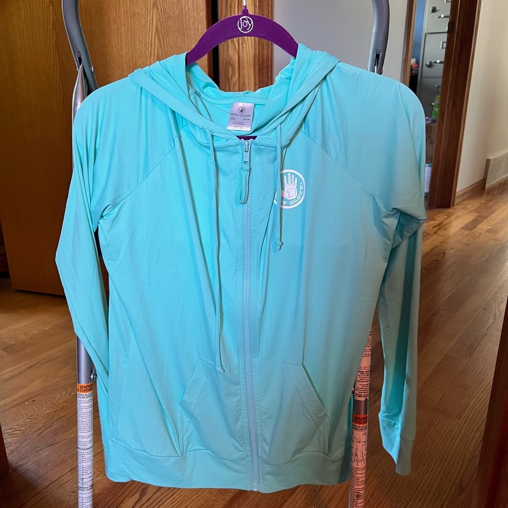 Body Glove Teal Zip-Up Jacket rashguard